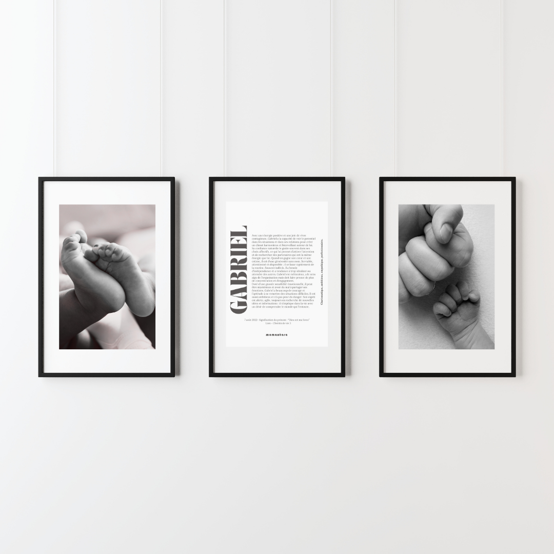 Affiche personnalisée numérologie - Format A4