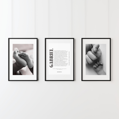 Affiche personnalisée numérologie - Format A4